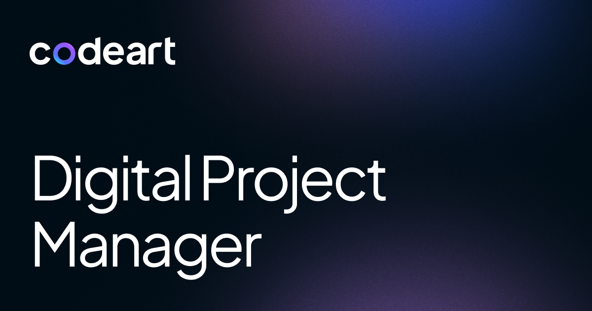 Digital Project Manager | Codeart